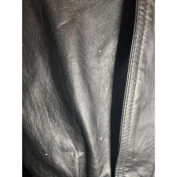 Vintage Luxury Leather Vest wth Genuine Raccoon Fur Sleeves–High-End European - Picture 16 of 16